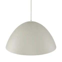 Hängelampe Beige Ø 50 cm rund H: max. 170 cm Metall E27