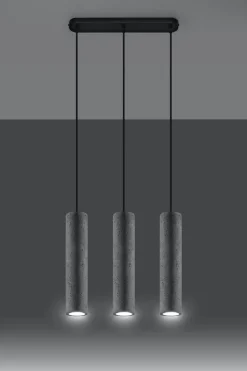 Hängelampe Beton Schirm wohnlich BRENNA Pendelleuchte