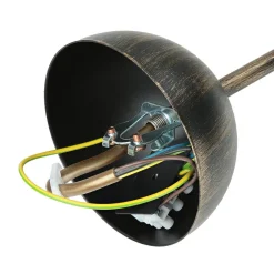 Hängelampe Braun antik Jugendstil Esstisch 5xE27