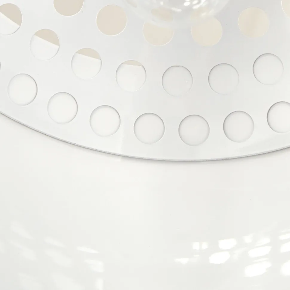 Hängelampe Ø35cm rund Retro glanzvoll