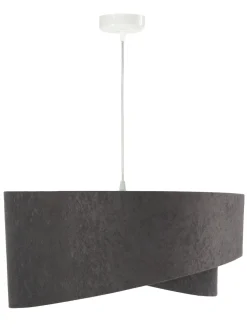 Hängelampe Dunkelgrau Mint rund Ø50cm Esstisch