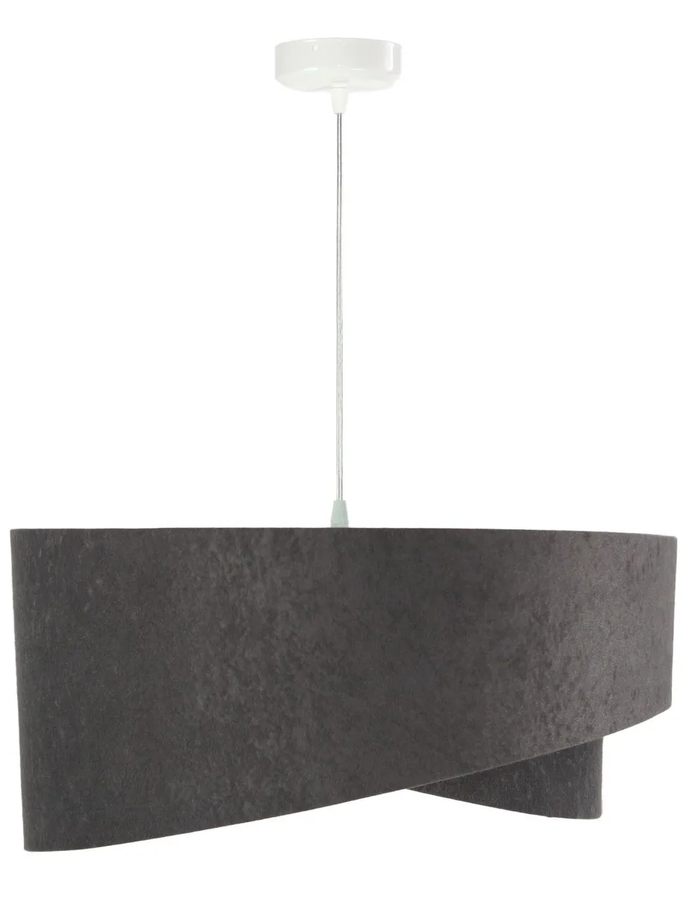 Hängelampe Dunkelgrau Mint rund Ø50cm Esstisch