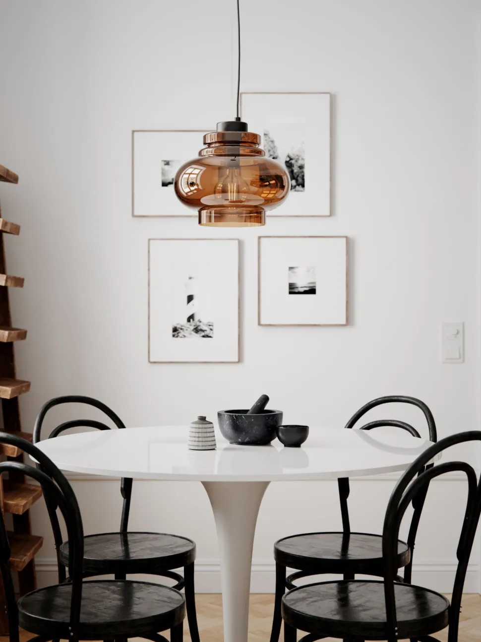 Hängelampe E27 30 cm breit Metall Rauchglas verstellbar