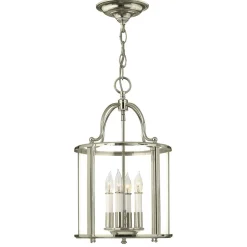 Hängelampe E14 Glas Metall Ø30cm Jugendstil AVELINE