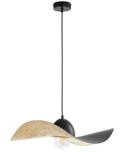 Hängelampe E27 Schwarz Gold Modern Wohnzimmer