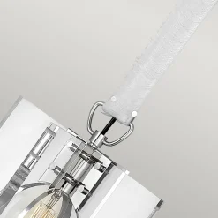 Hängelampe eckig 26 cm breit H: max. 151,3 cm E27