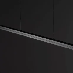 Hängelampe Esstisch LED Schwarz B: 180 cm lang