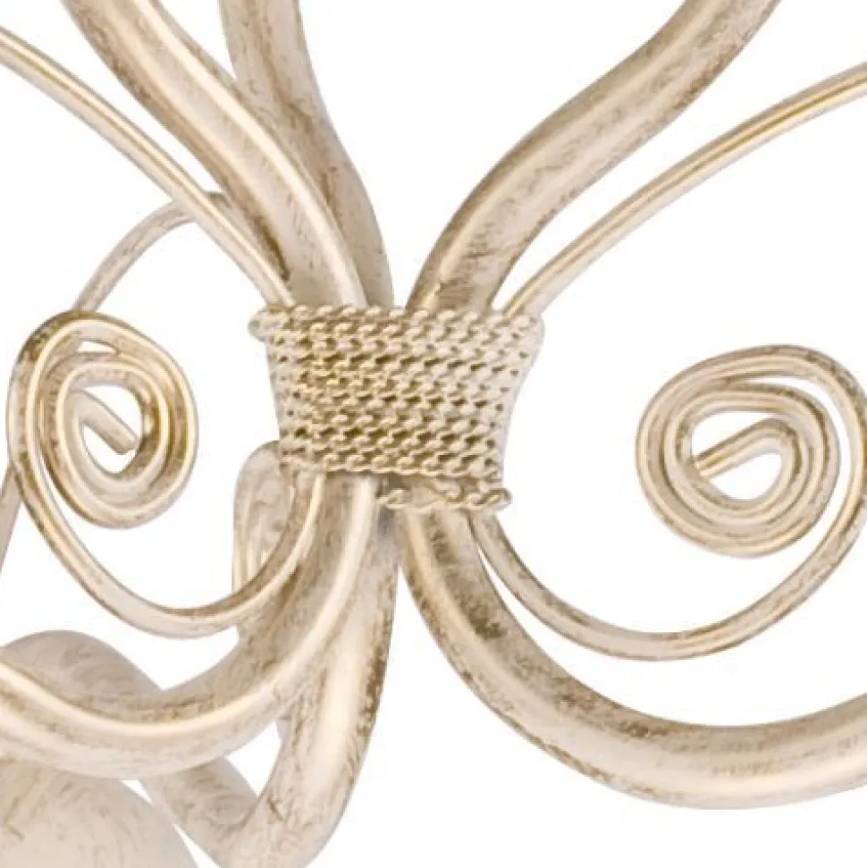 Hängelampe Esstisch Shabby Weiß Metall 3-flammig