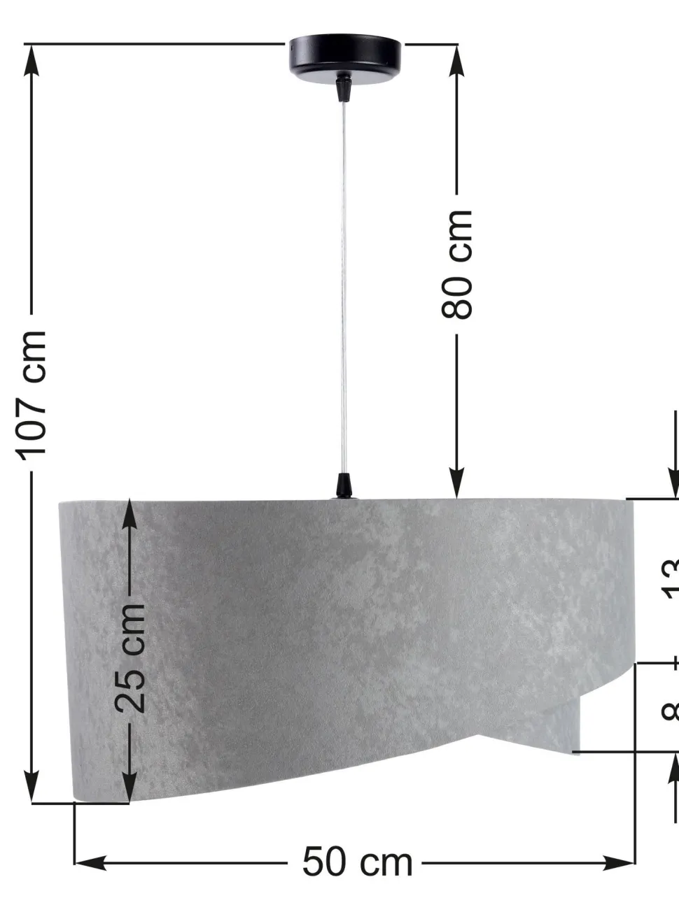 Hängelampe Esstischleuchte Grau Gold Wohnzimmer