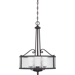 Hängelampe Esszimmer Glas Metall Vintage Landhaus