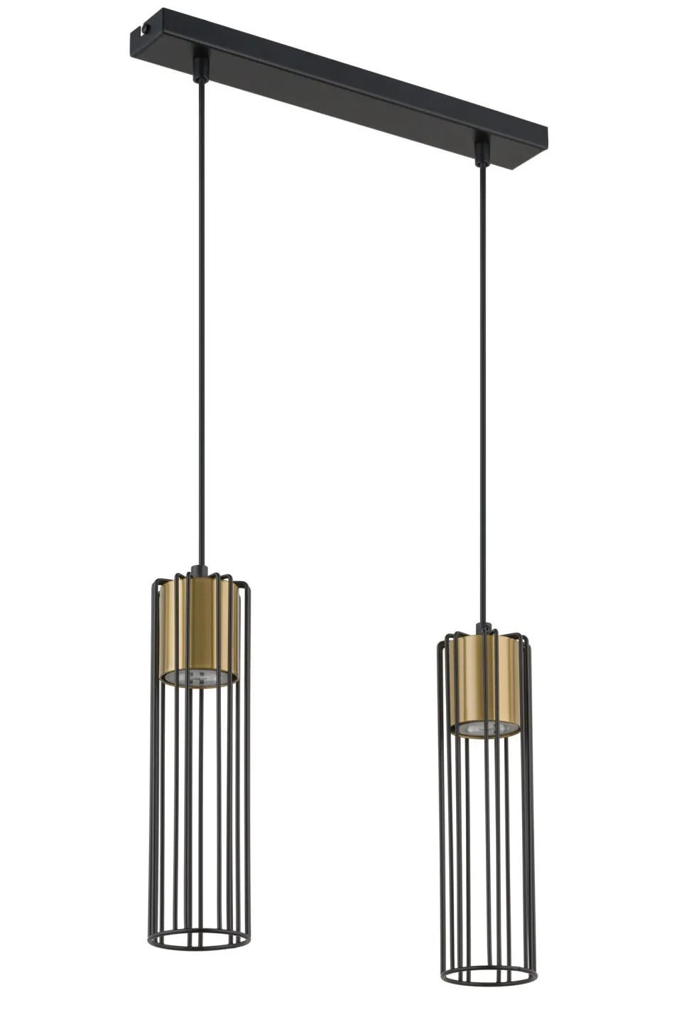 Hängelampe 2-flammig Metall Gitter GU10 dekorativ