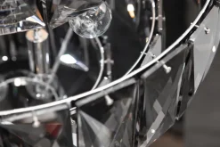 Hängelampe Glas Grau Ø50 cm 6-flammig E14 stylisch