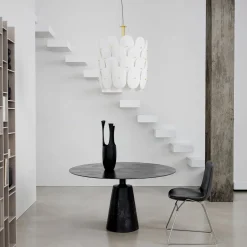 Hängelampe Glas Metall Ø 50 cm H: max. 120 cm E27