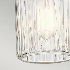 Hängelampe Glas Metall Vintage Design Ø15cm E27