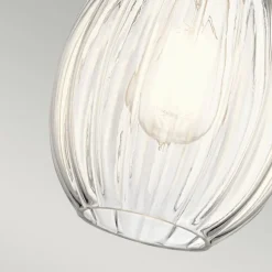 Hängelampe Glas Metall Vintage Design Ø15cm E27 BALESIA