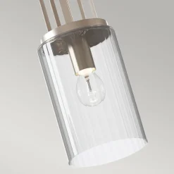 Hängelampe Glasschirm Ø 17,8 cm H: max. 176,5 cm Art Déco