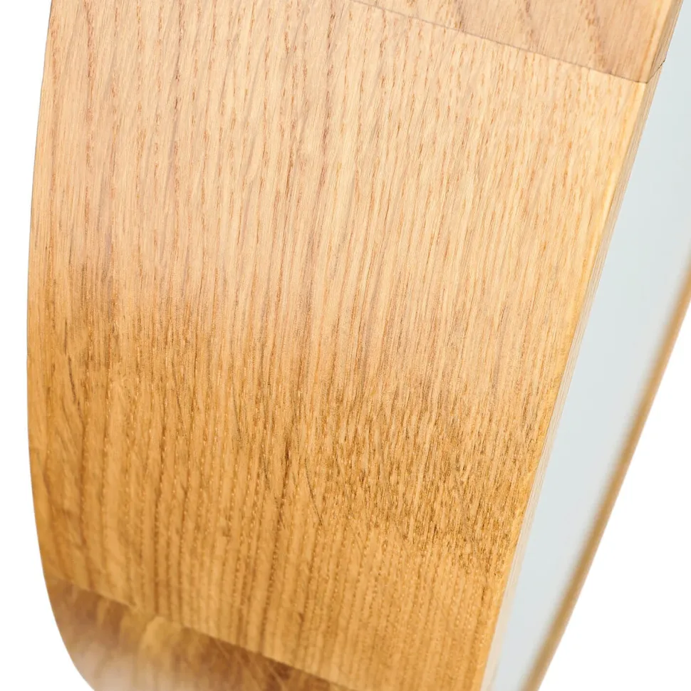 Hängelampe Holz Eiche Glas 3-flmg Ø47cm Küche