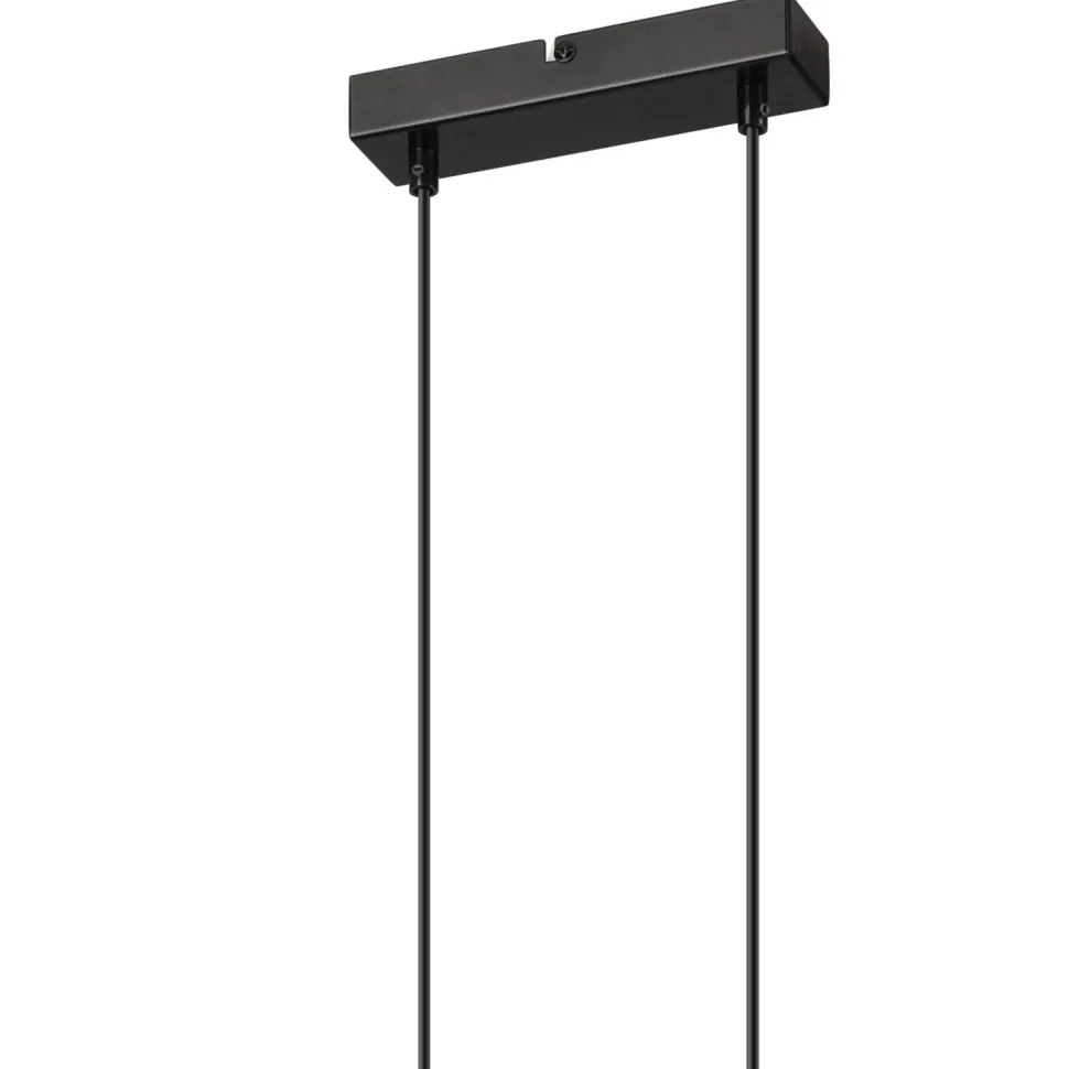 Hängelampe Holz Metall Rustikal B: 33 cm höhenverstellbar