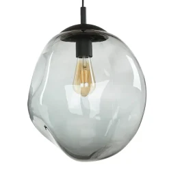 Hängelampe in Schwarz Kugel Esszimmer Leuchte E27