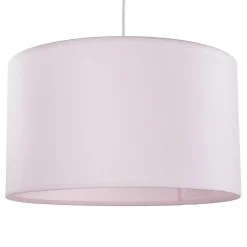 Hängelampe Kinder Baby Rosa Ø 40 cm rund Stoffschirm