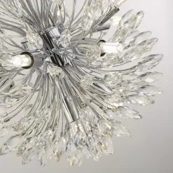 Hängelampe Kristall Ø 37 cm H: max. 2 m verstellbar