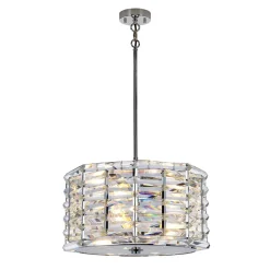 Hängelampe Kristall Ø48cm blendarm verstellbar Modern