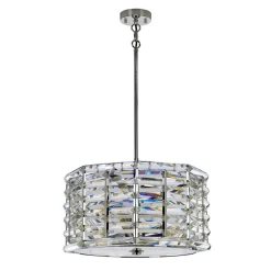 Hängelampe Kristall Ø48cm blendarm verstellbar Modern