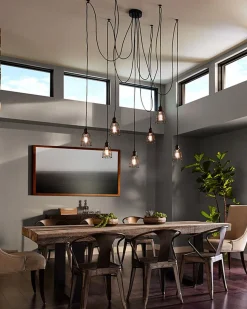 Hängelampe LANA Bronze Antik Ø13cm Pendelleuchte