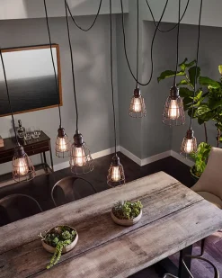 Hängelampe LANA Bronze Antik Ø13cm Pendelleuchte