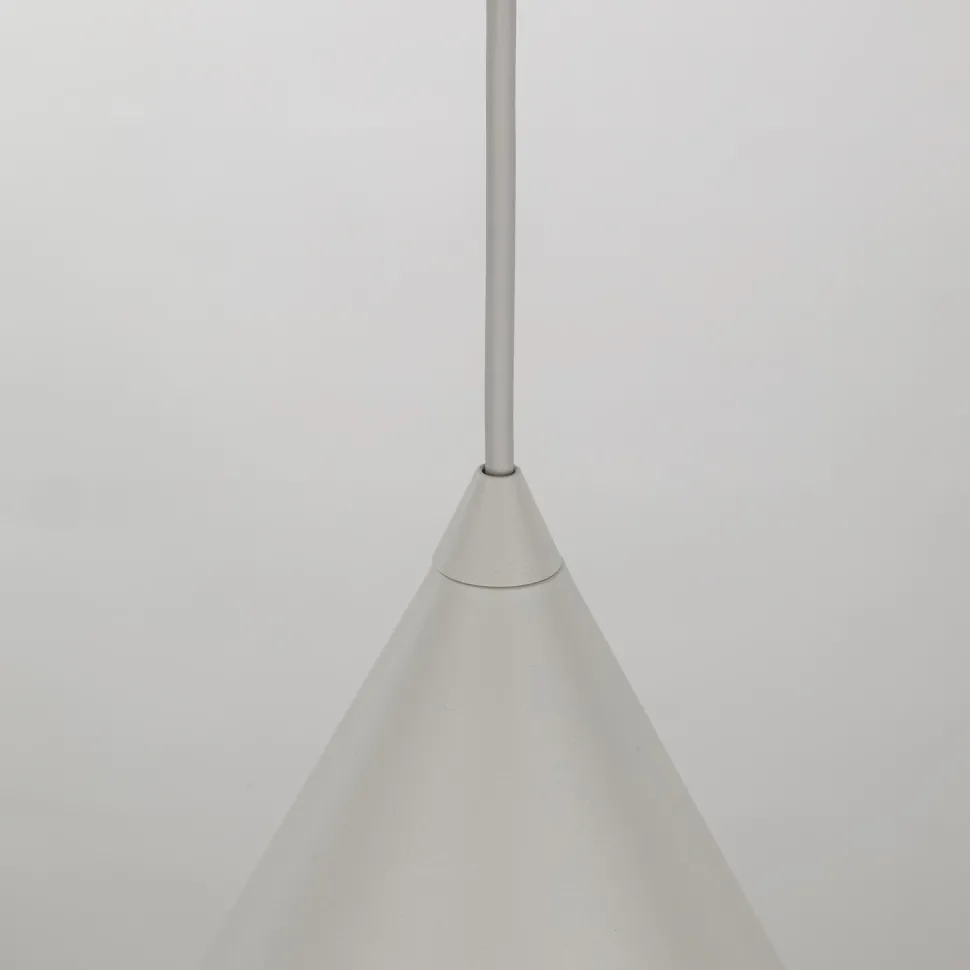 Hängelampe Metall Ø 25 cm H: max. 160 cm verstellbar Beige E27