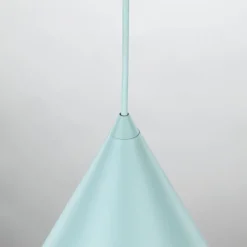 Hängelampe Metall Ø 32 cm H: max. 165 cm Mint E27 Retro