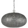 Hängelampe Metall Ø 39 cm Orientalisch in Nickel E27