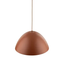 Hängelampe Metall Ø 50 cm verstellbar H: max. 170 cm Rot E27