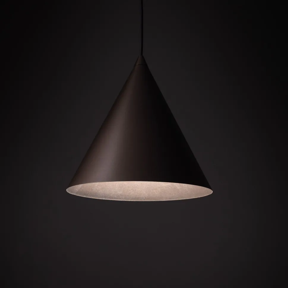 Hängelampe Metall Braun H: max. 1,6 m Ø 25 cm E27 Retro