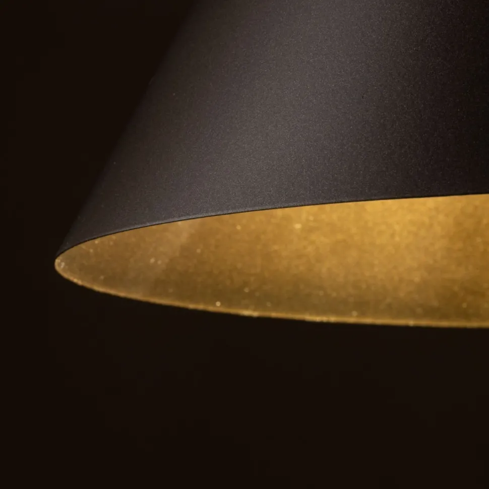 Hängelampe Metall Braun H: max. 1,6 m Ø 25 cm E27 Retro