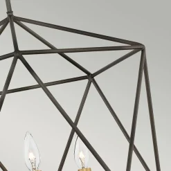 Hängelampe Metall geometrisch verstellbar E14 Esstisch