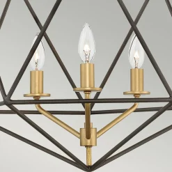 Hängelampe Metall geometrisch verstellbar E14 Esstisch