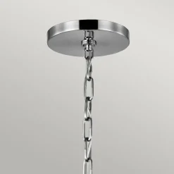 Hängelampe Metall Glas Ø 94,3 cm H: max. 235 cm 6x E27