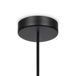 Hängelampe Metall Glas E14 rund D: 8 cm H: max. 232 cm