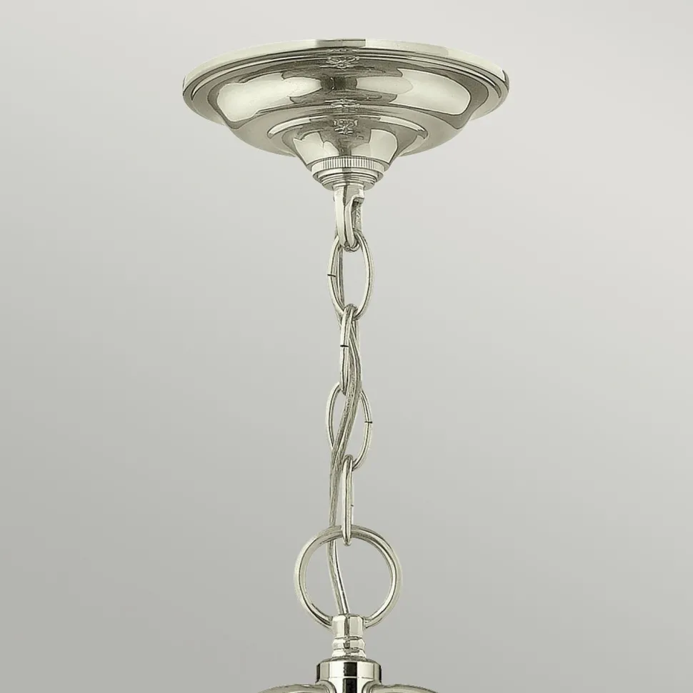 Hängelampe Metall Glas Jugendstil AVELINE