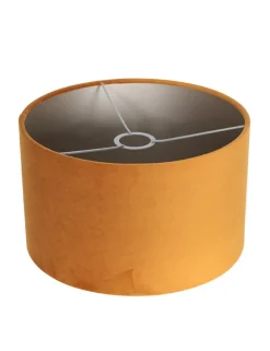 Hängelampe Metall Stoff in Schwarz Gold 140 cm 3-flmg