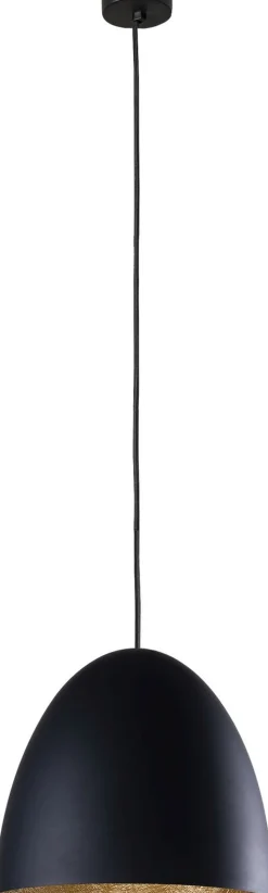 Hängelampe ORNELLA Schwarz Gold Wohnzimmer Leuchte