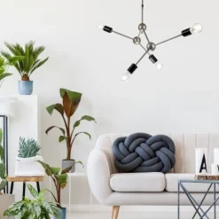 Hängelampe Pendelleuchte Edelstahl Metall Esszimmer