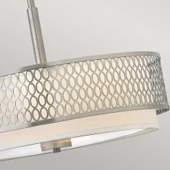 Hängelampe rund Ø 53,4 cm höhenverstellbar blendarm