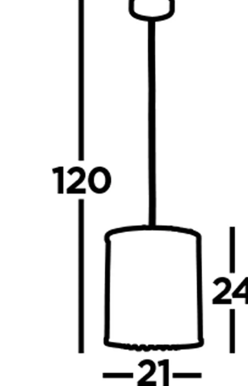 Hängelampe rund Ø 21 cm Kristall E27 Chrom Klar
