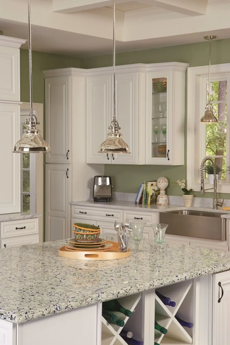 Hängelampe RURAL Silber verstellbar Esstisch Lampe