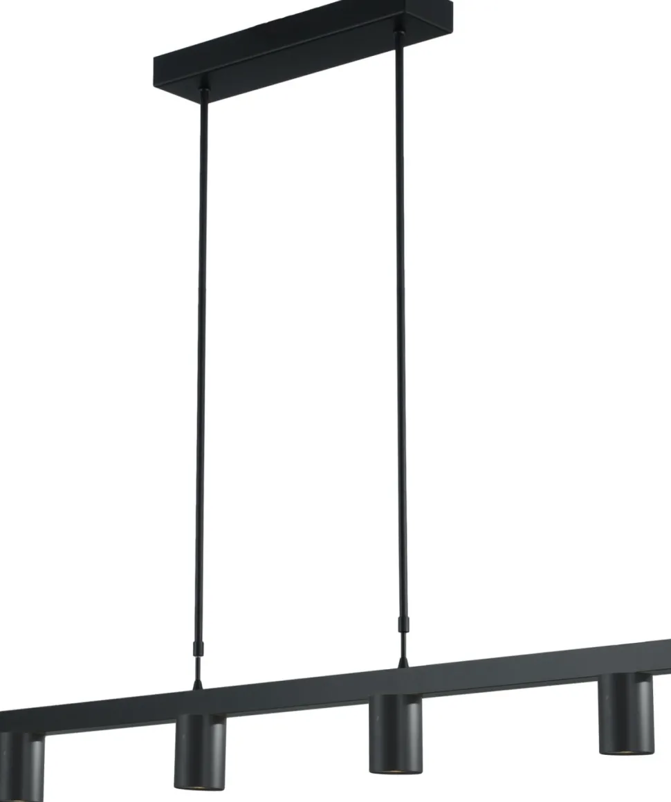 Hängelampe Schwarz Metall 100 cm Esstisch ELSIE