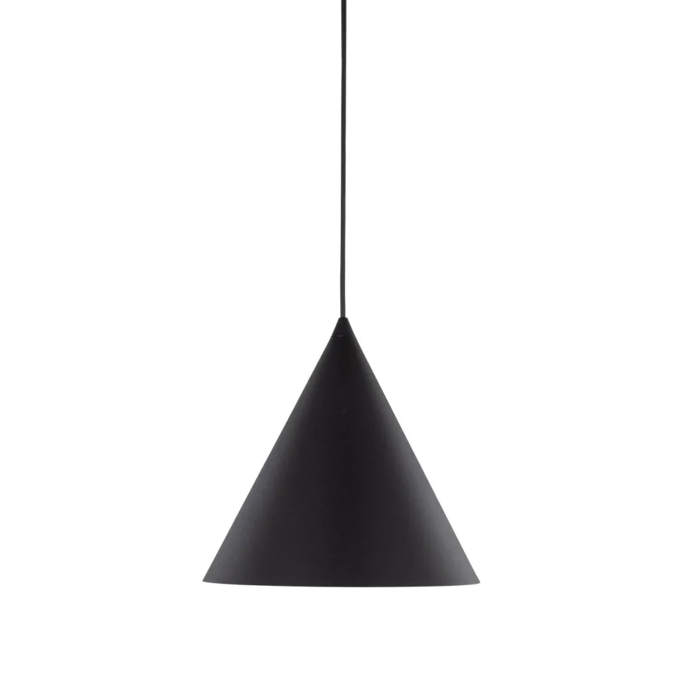 Hängelampe Schwarz Metall Ø 25 cm H: max. 160 cm E27