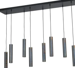 Hängelampe Schwarz verstellbar GU10 Metall ERION