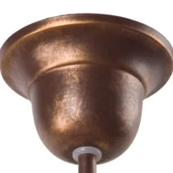 Hängelampe Shabby Braun Esstisch Jugendstil 3-flmg